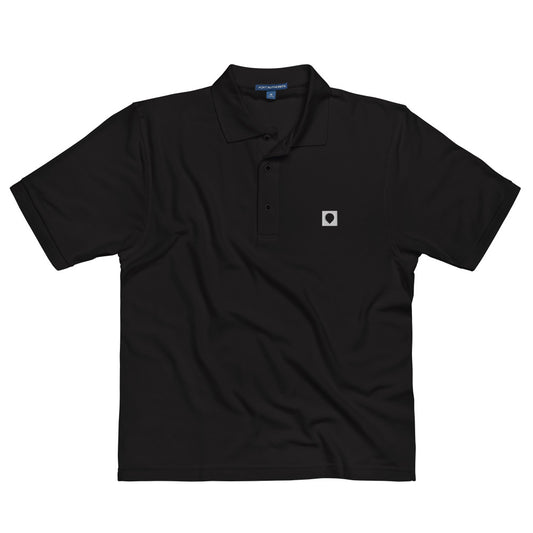 Box Drop Logo Men's Premium Embroidered Polo