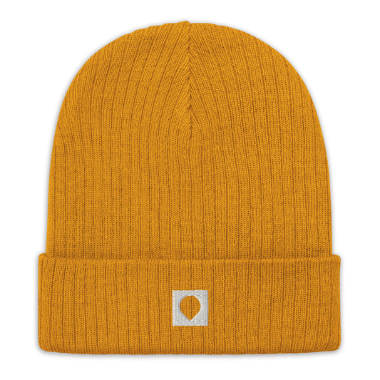 Box Drop Embroidered Knit Beanie