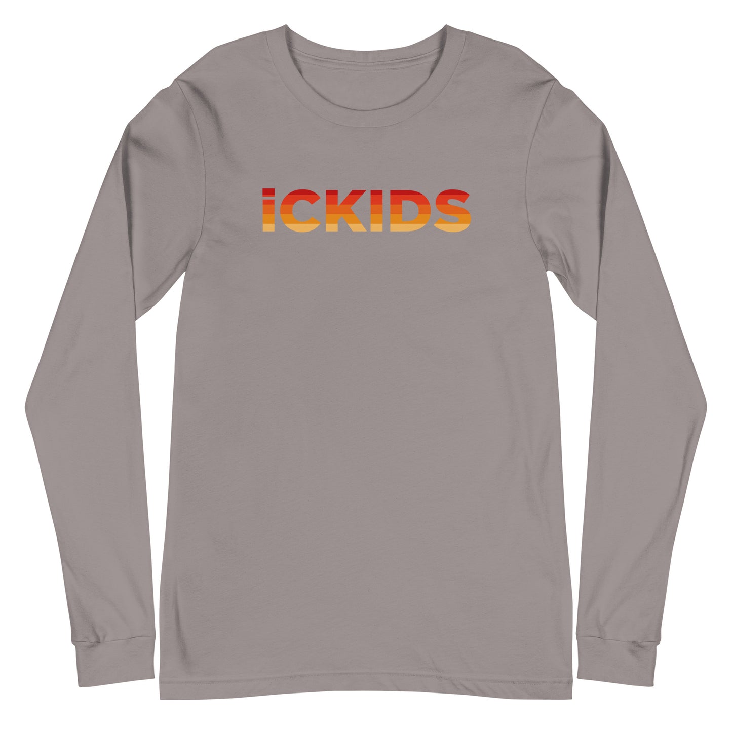 icKids Orange Gradient Adult Long Sleeve Tee