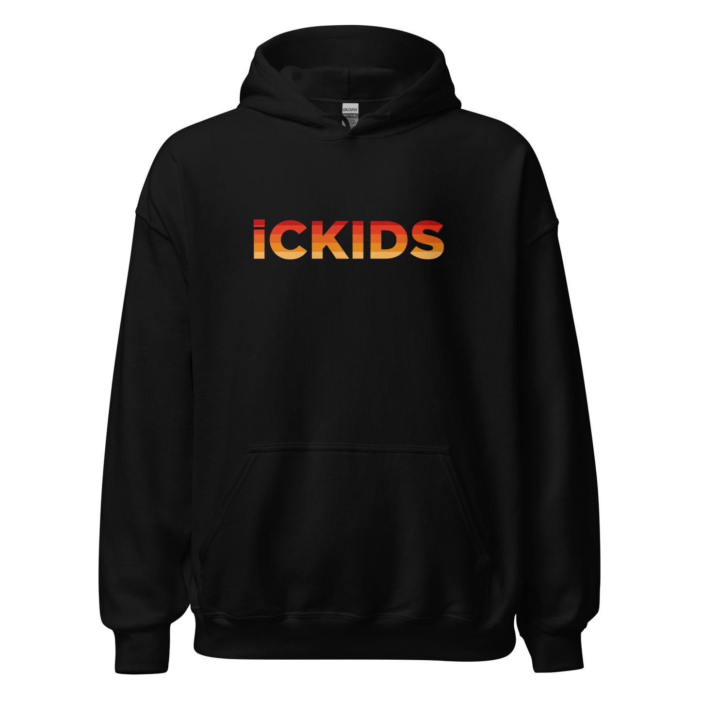 icKids Orange Gradient Adult Hoodie