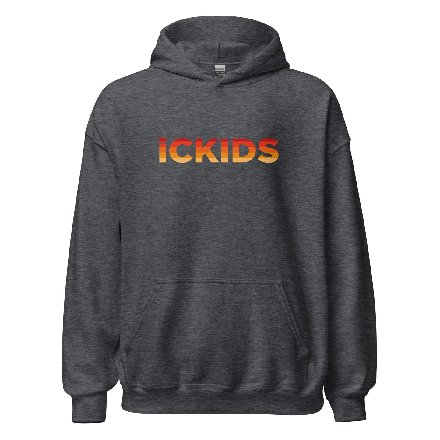 icKids Orange Gradient Adult Hoodie