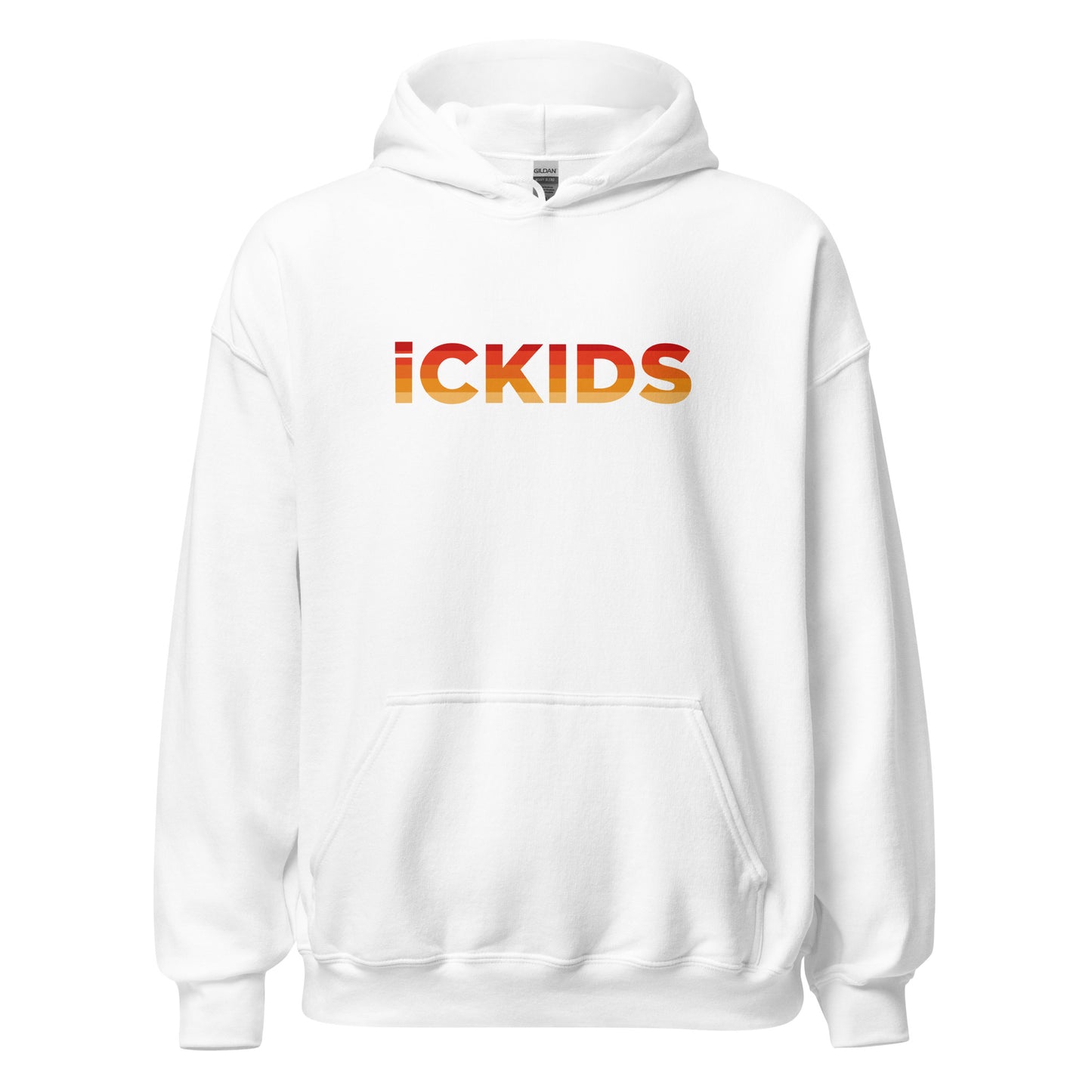 icKids Orange Gradient Adult Hoodie