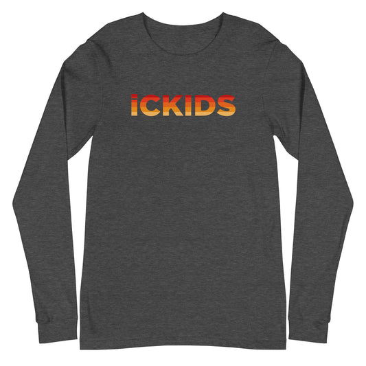 icKids Orange Gradient Adult Long Sleeve Tee